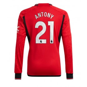 Manchester United Antony #21 Hemmakläder 2023-24 Långärmad